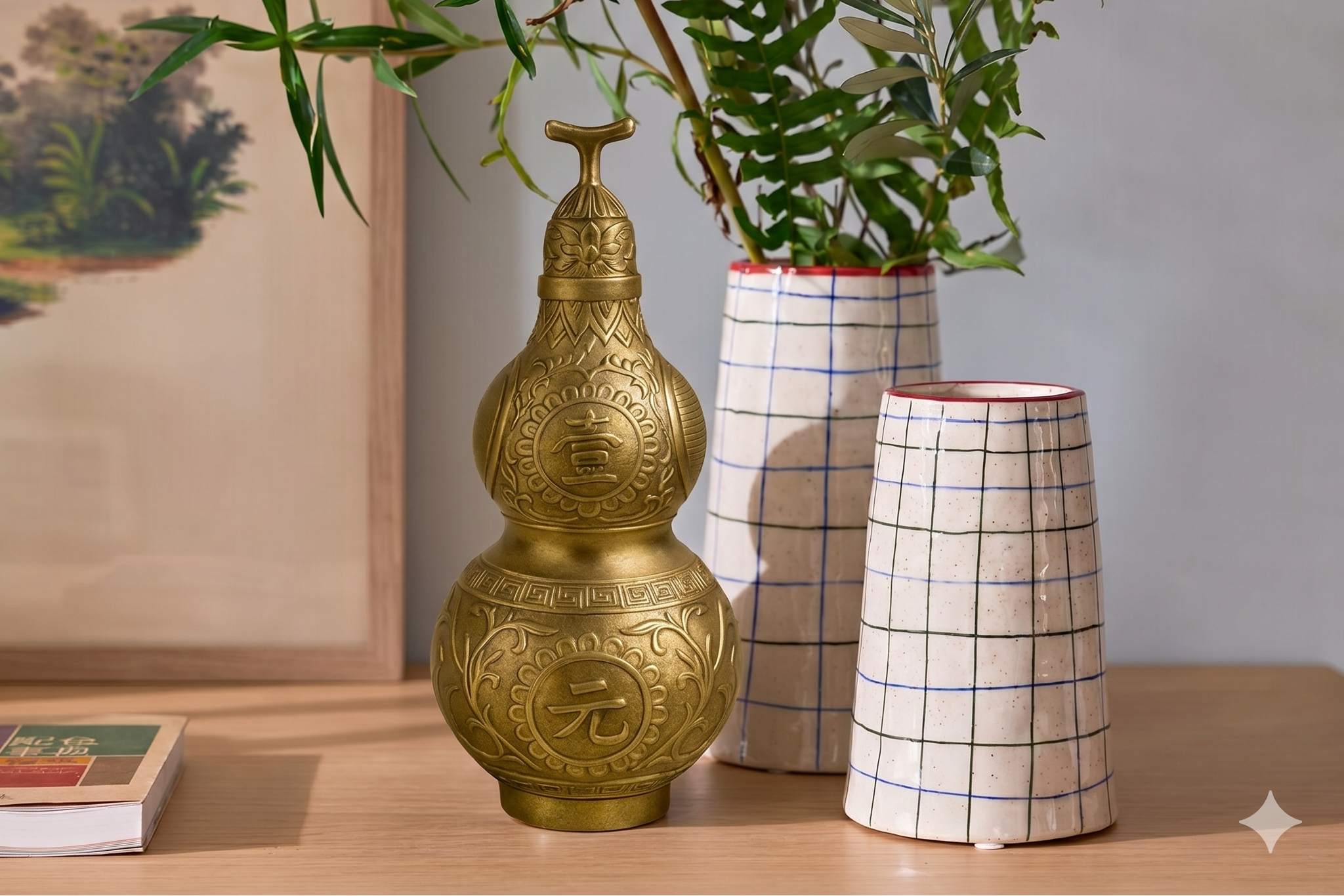 Feng Shui Dekoration Metall Wu Lou