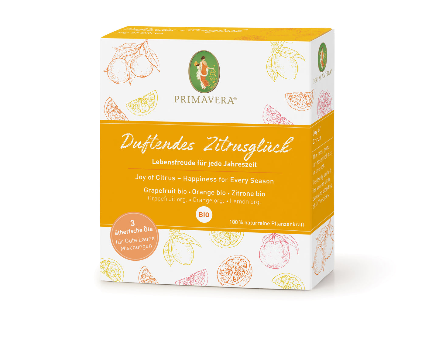 Set Duftendes Zitrusglück: Grapefruit, Orange und Zitrone