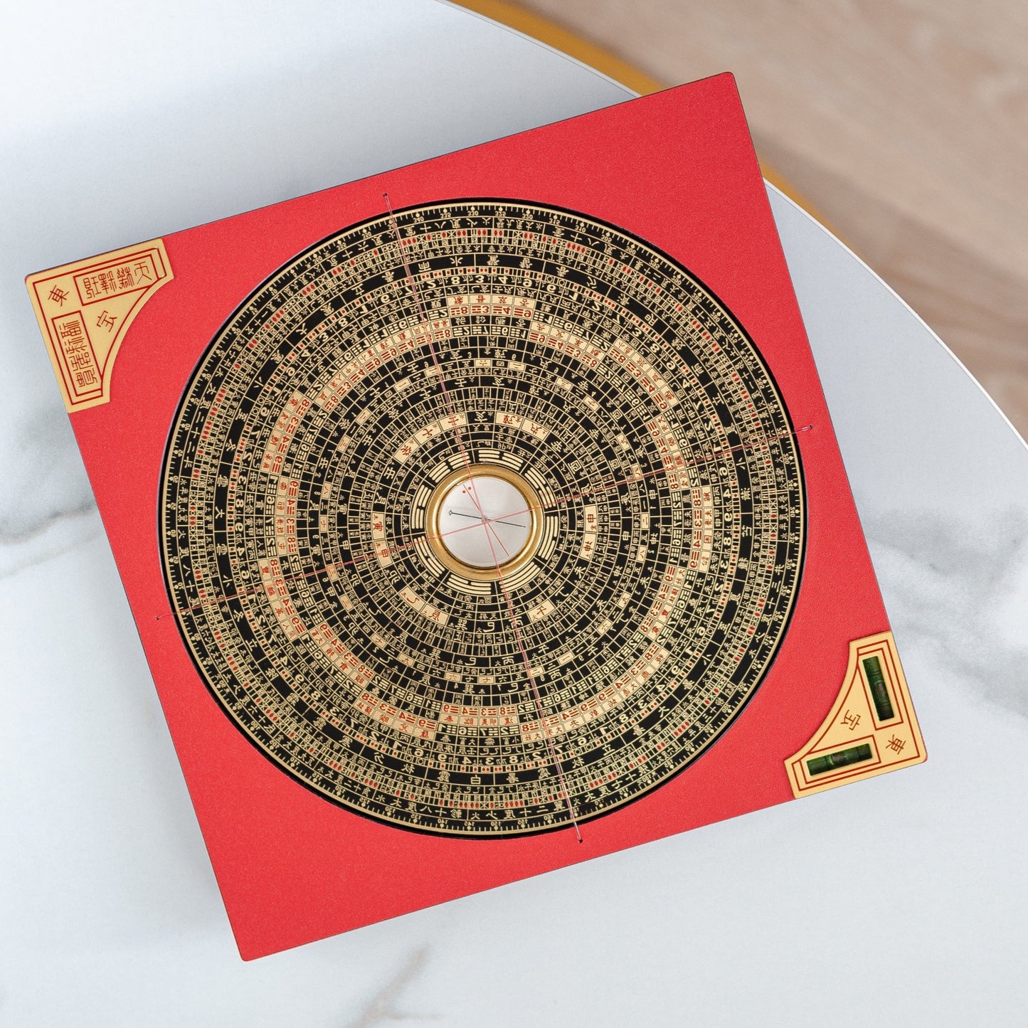 Handgefertigter Feng Shui Kompass – Original Zhong He Luo Pan aus Taiwan