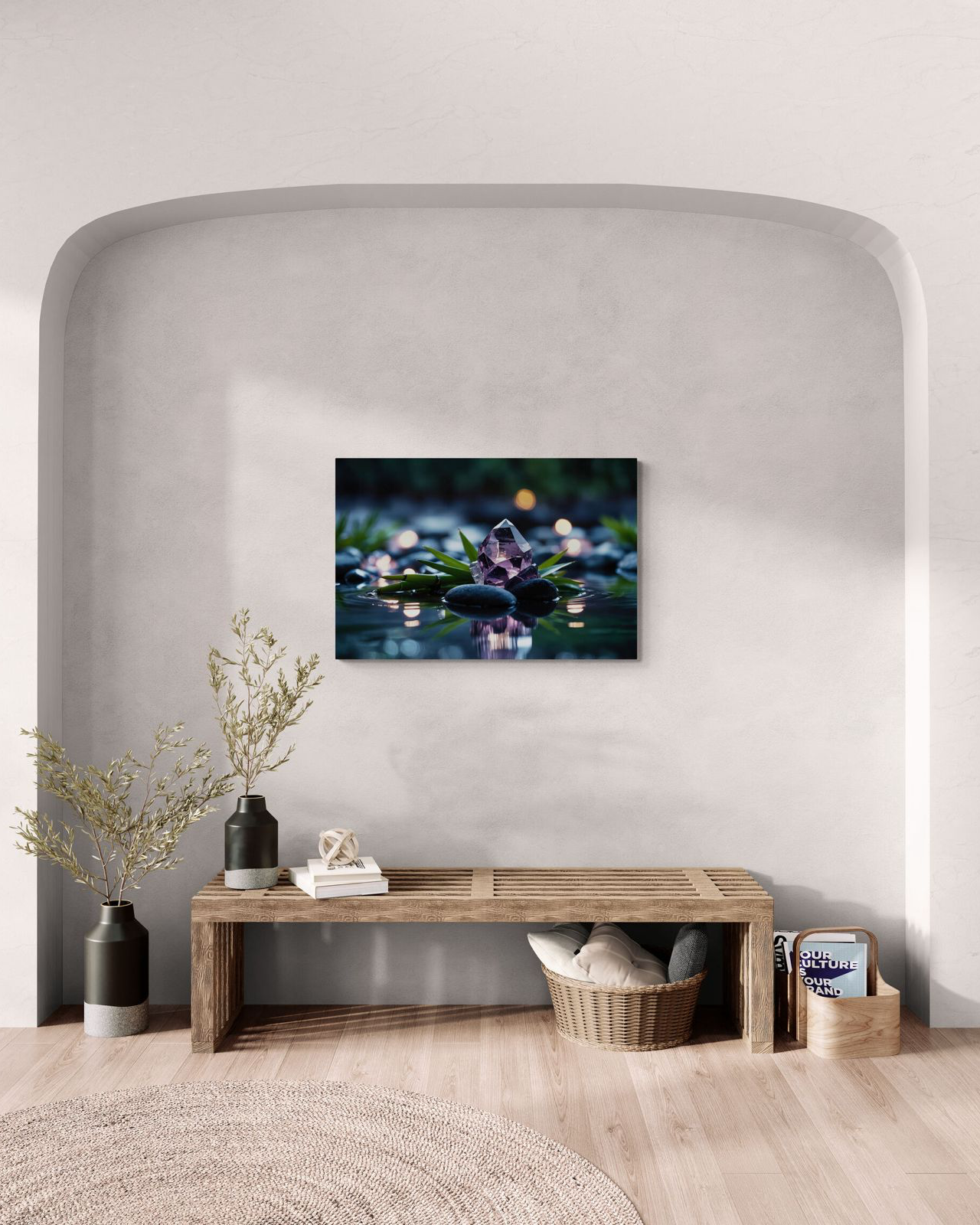 Leinwandbild „Der innere Kristall“