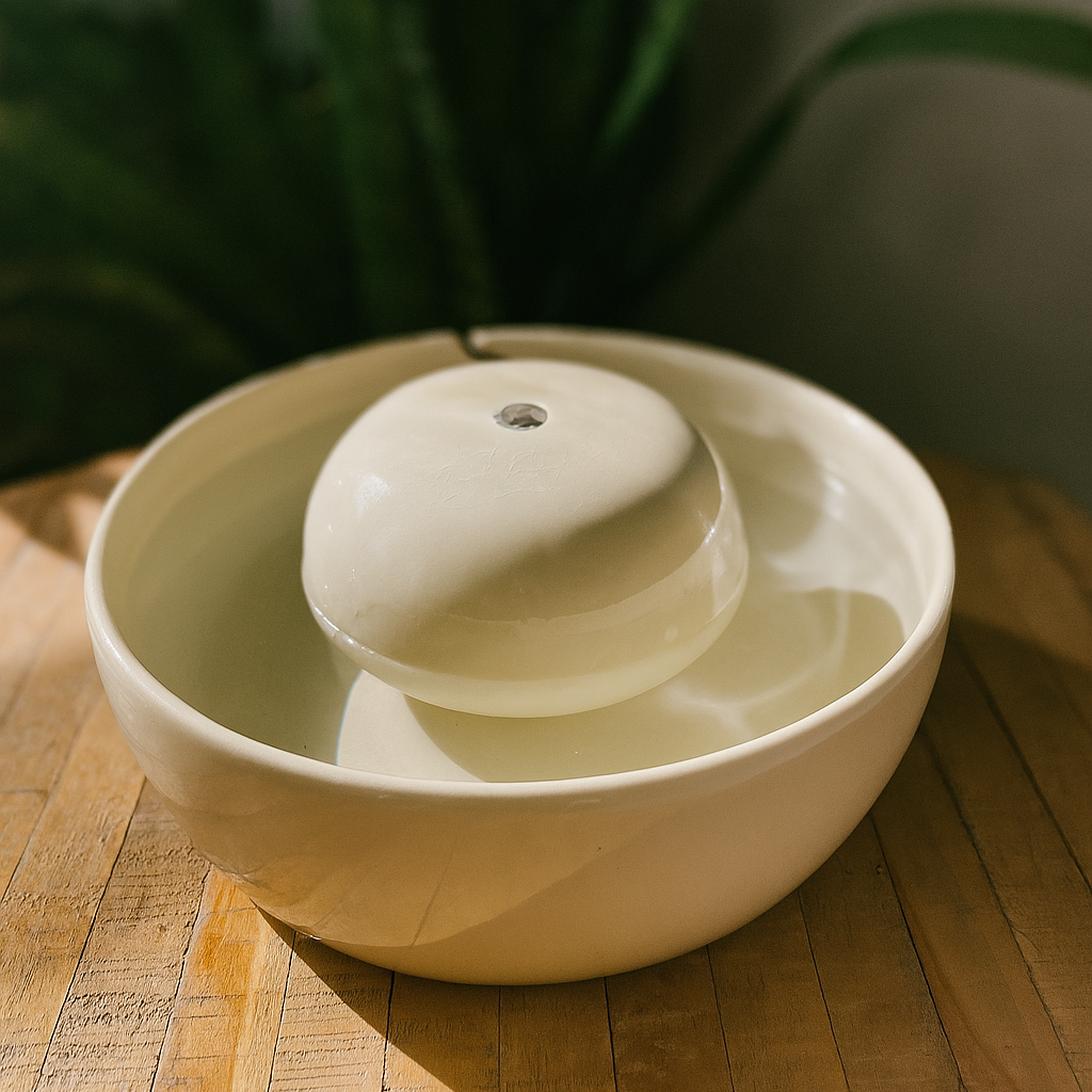 Feng Shui Brunnen – handgefertigter Zimmerbrunnen mit leiser Pumpe