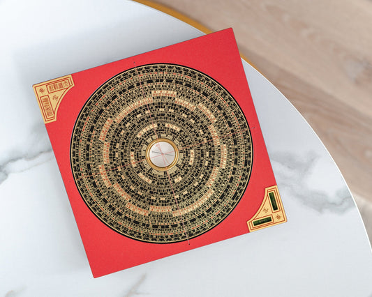 Handgefertigter Feng Shui Kompass – Original Zhong He Luo Pan aus Taiwan