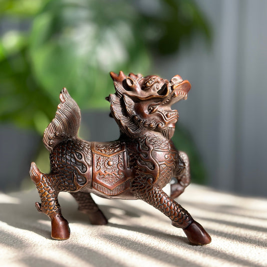 Handgefertigter Qilin: Energie & Wohlstand für Dein Zuhause