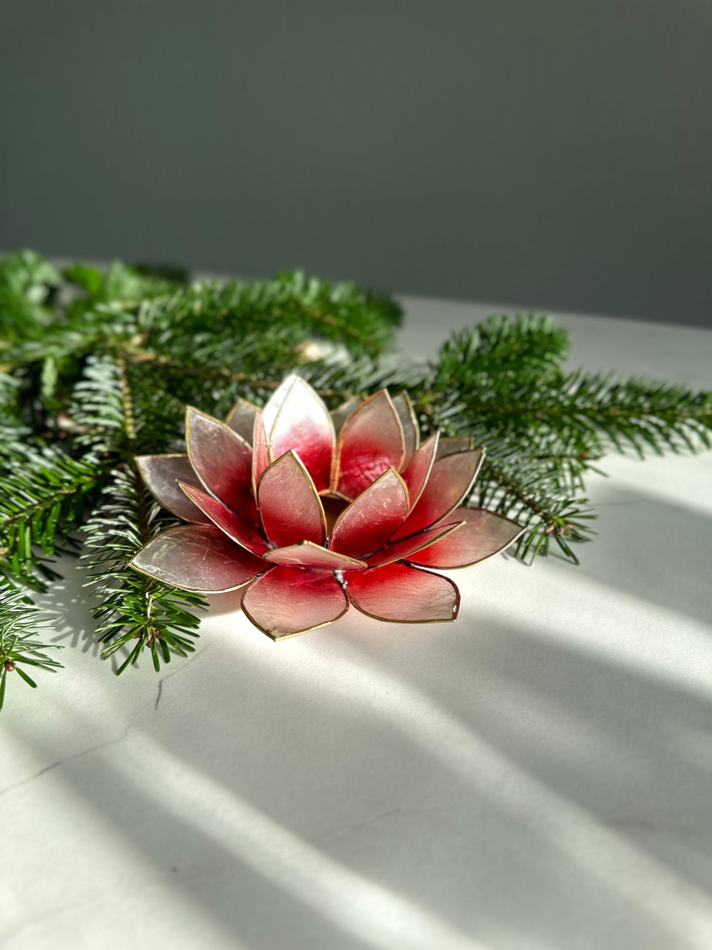 Für sinnliche Feiertage: Lotus Adventskranz