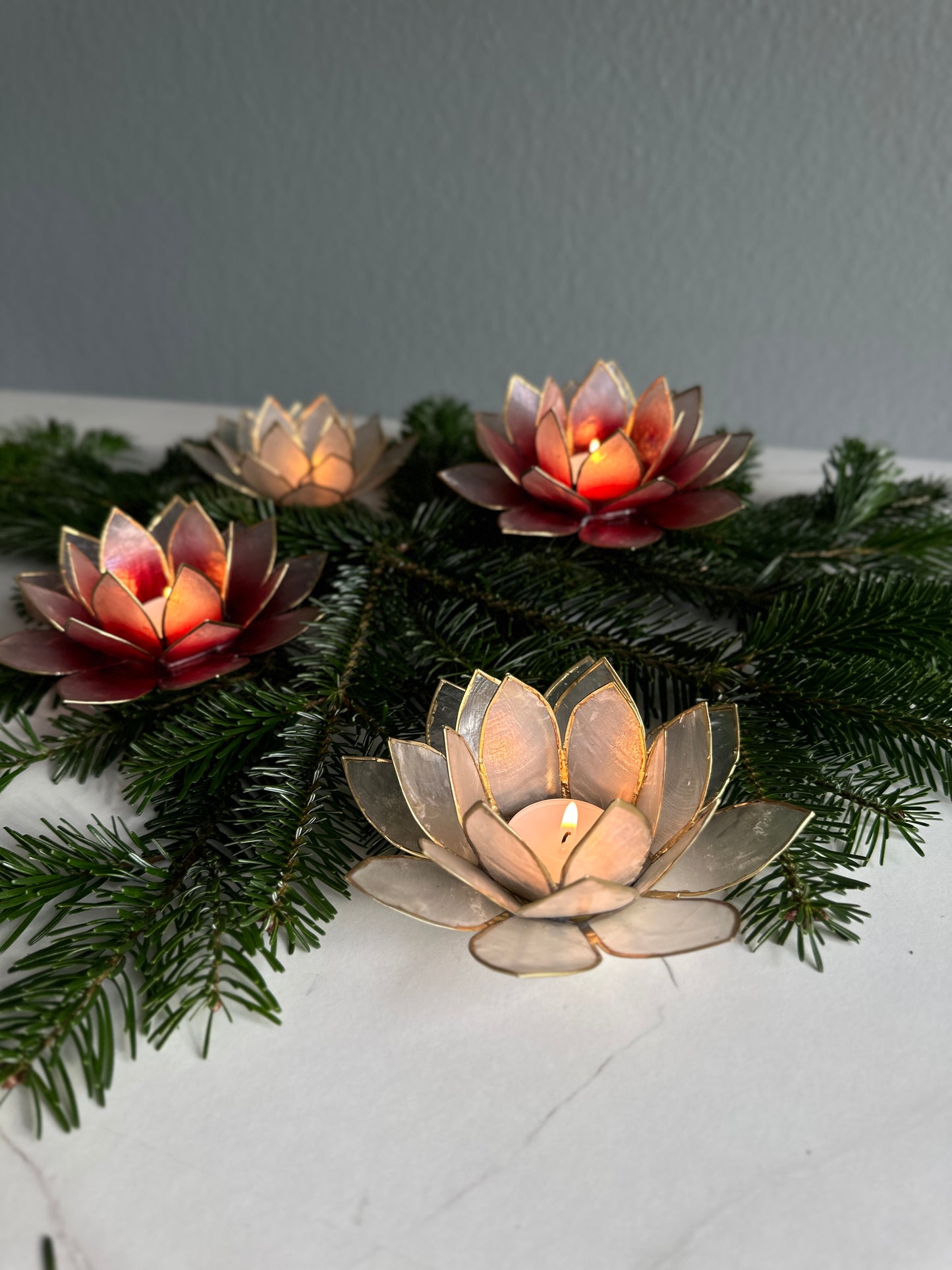 Für sinnliche Feiertage: Lotus Adventskranz