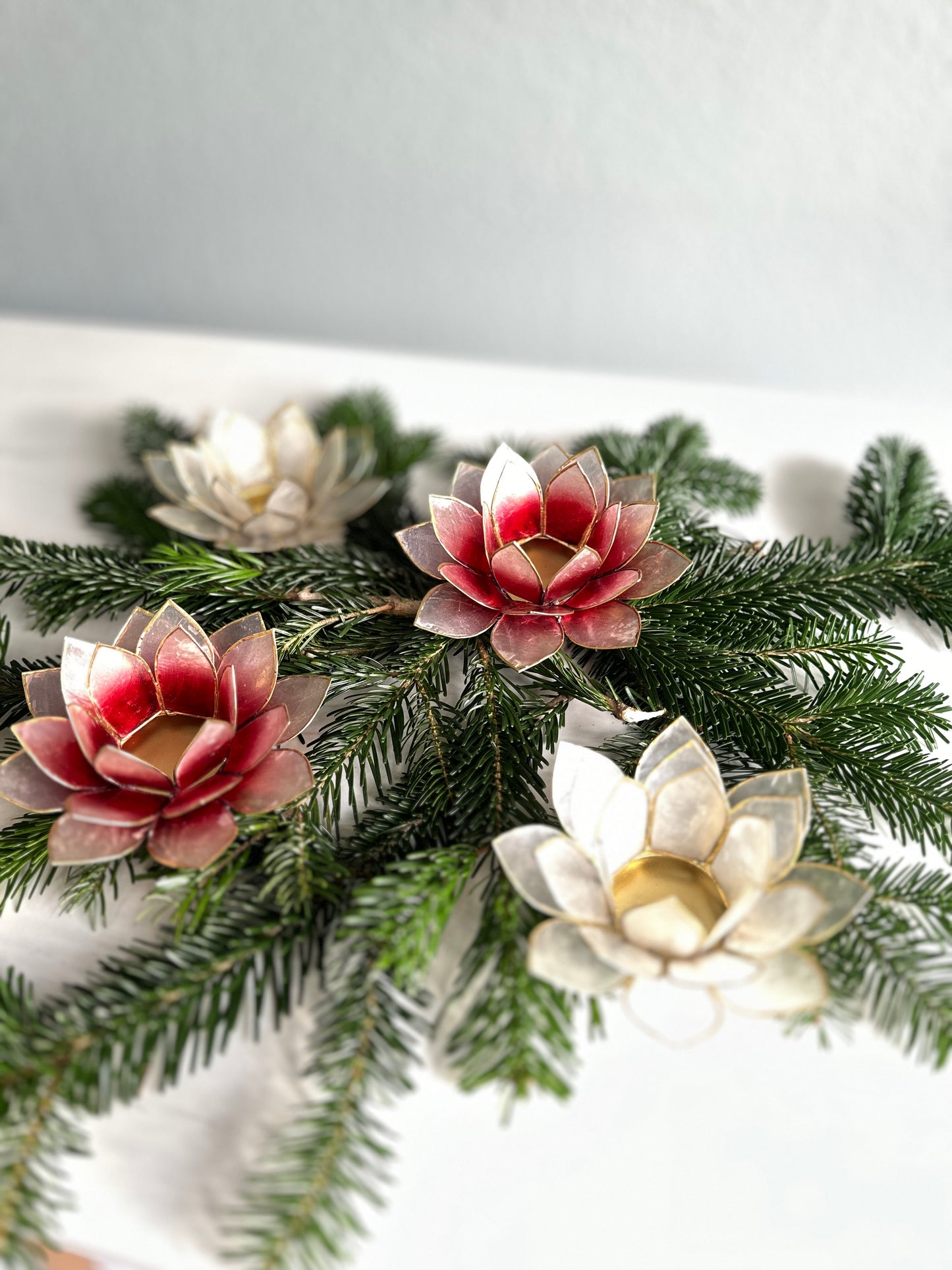 Für sinnliche Feiertage: Lotus Adventskranz