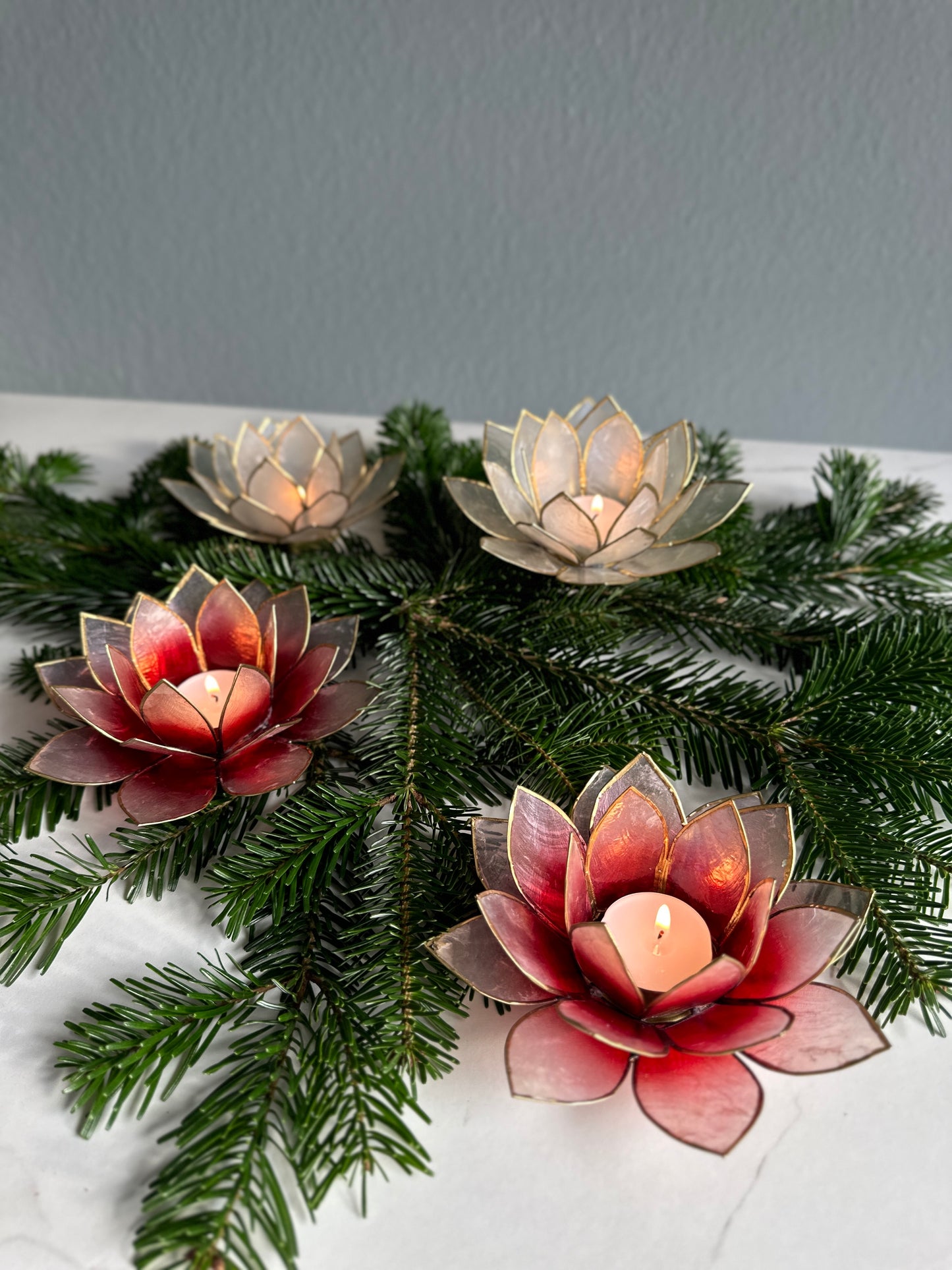 Für sinnliche Feiertage: Lotus Adventskranz