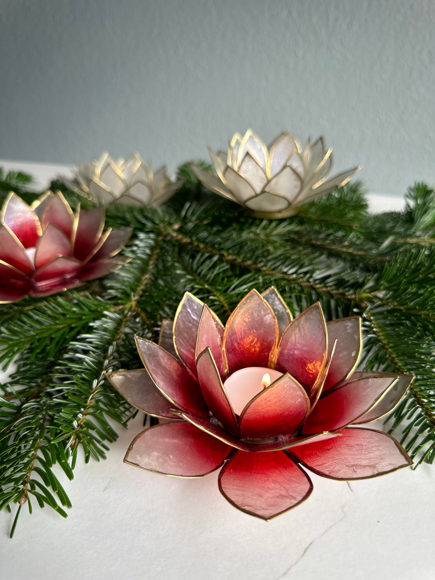 Für sinnliche Feiertage: Lotus Adventskranz
