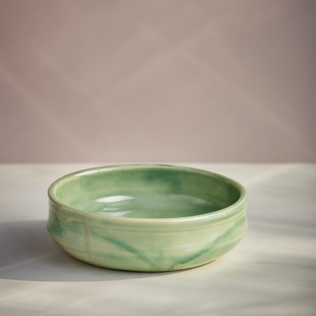 Handgefertigte Keramikschale
Ikebana Dekorationselement