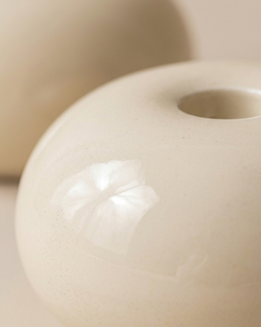 Ceramic Fountain Cream Ø 25.5 cm