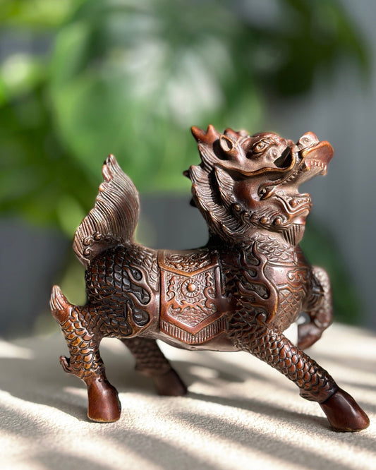 Handgefertigter Qilin: Energie & Wohlstand für Dein Zuhause