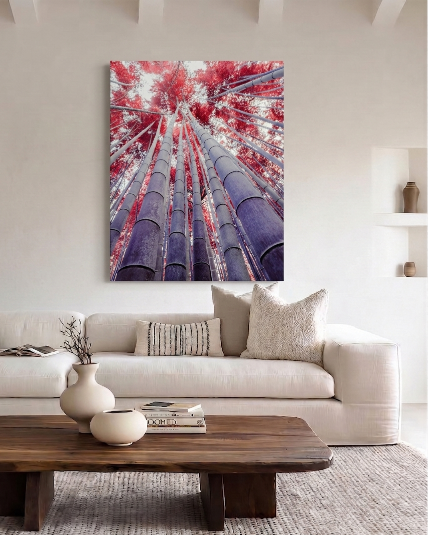 Feng Shui Bild Feuer & Holz