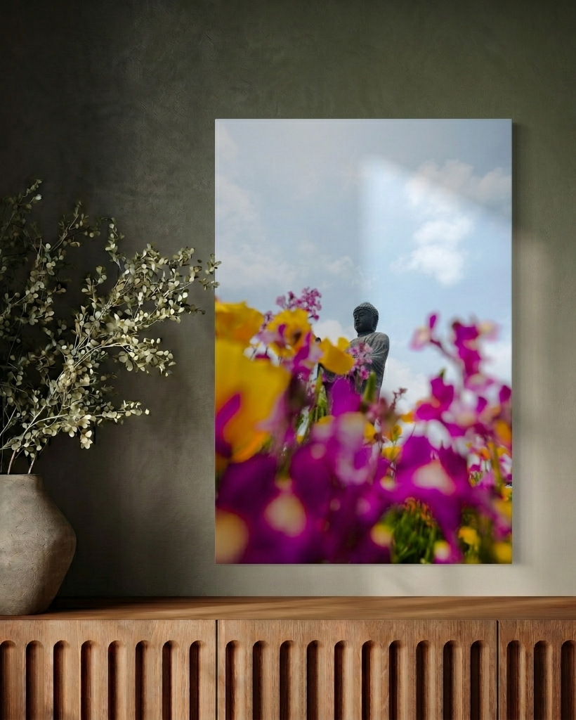 Feng Shui Bild „Buddha“ – Fotografie für Stille & bewusste Raumgestaltung