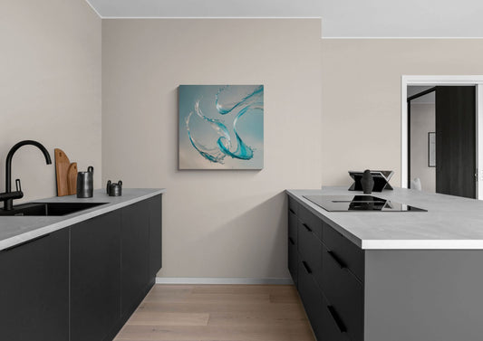 Element des Wasser - Leinwandbild