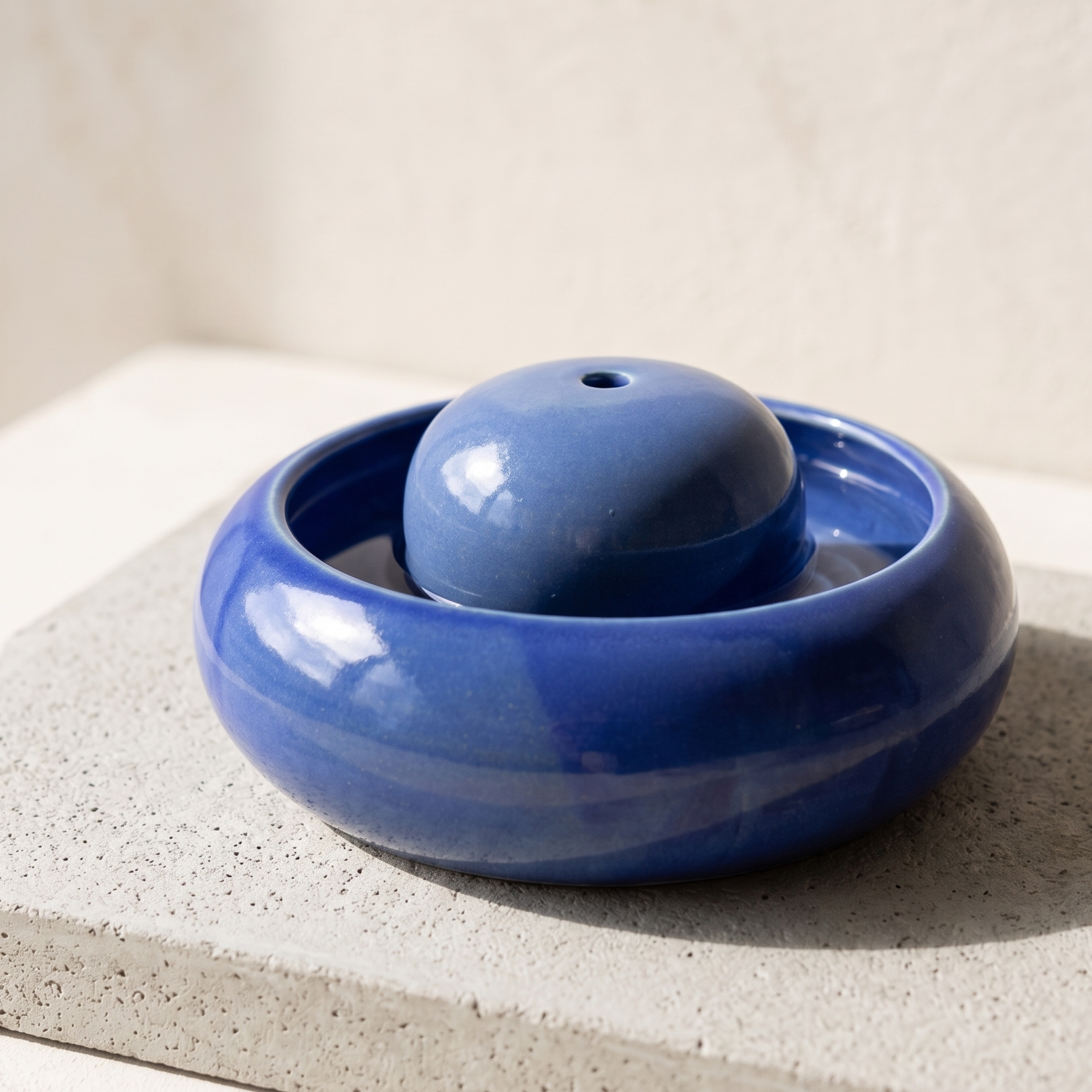 Keramikbrunnen Blau Ø 25,5 cm