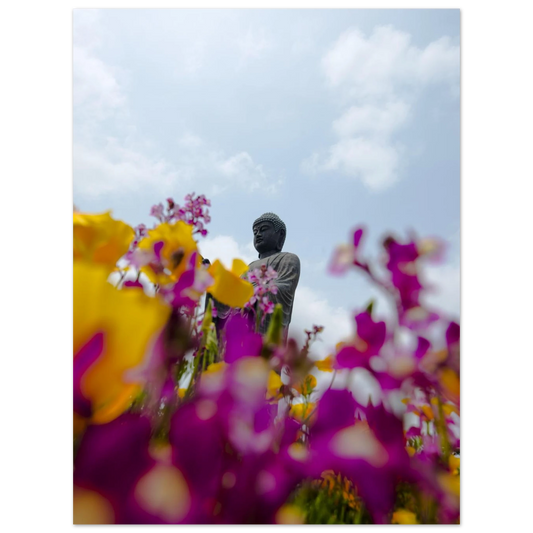 Detail Buddha Motiv Fotokunst Andre Wagner – Feng Shui Poster mit spiritueller Energie