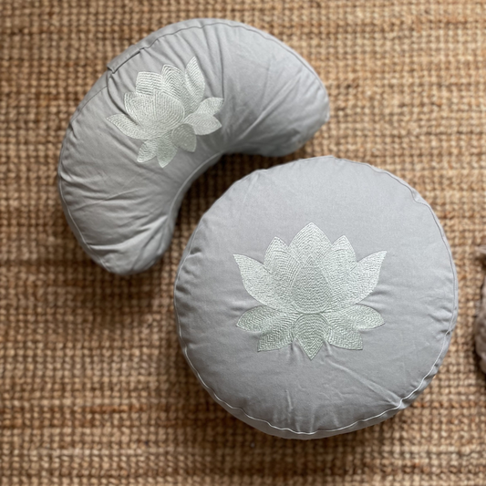 Meditationskissen Lotus aus Bio-Baumwolle
