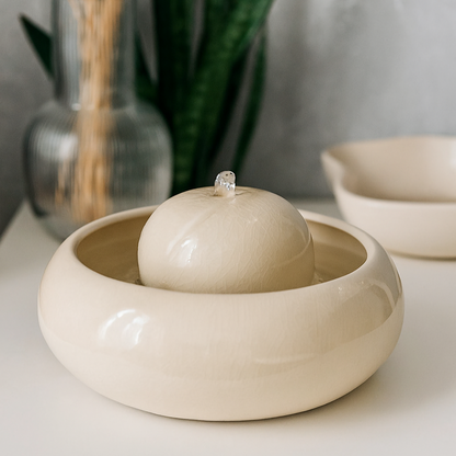 Feng Shui Brunnen Keramik Blau – Quelle der Ruhe & Harmonie | Handgemacht