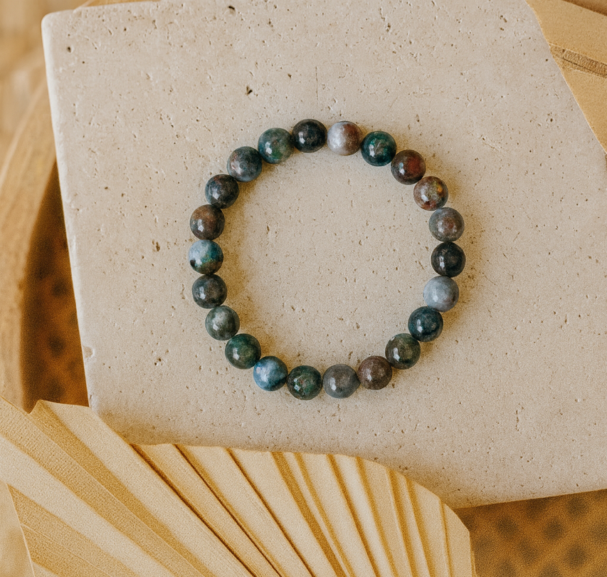 Indian Agate steht für Ruhe, Erdung und innere Balance