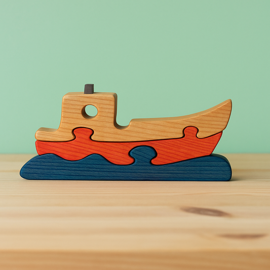 Holzspielzeug Boot – liebevoll handgefertigt und nachhaltig