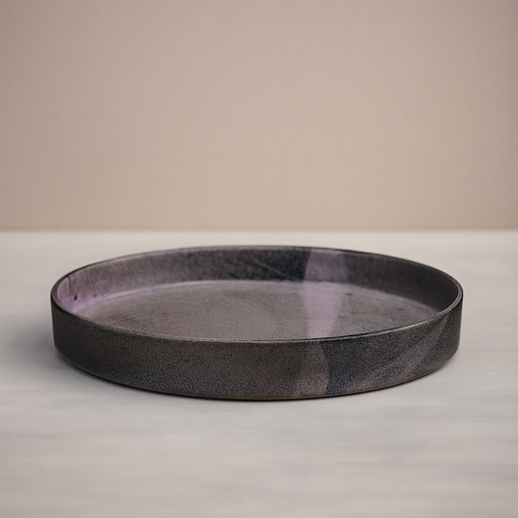 Handgefertigte Keramikschale Blau