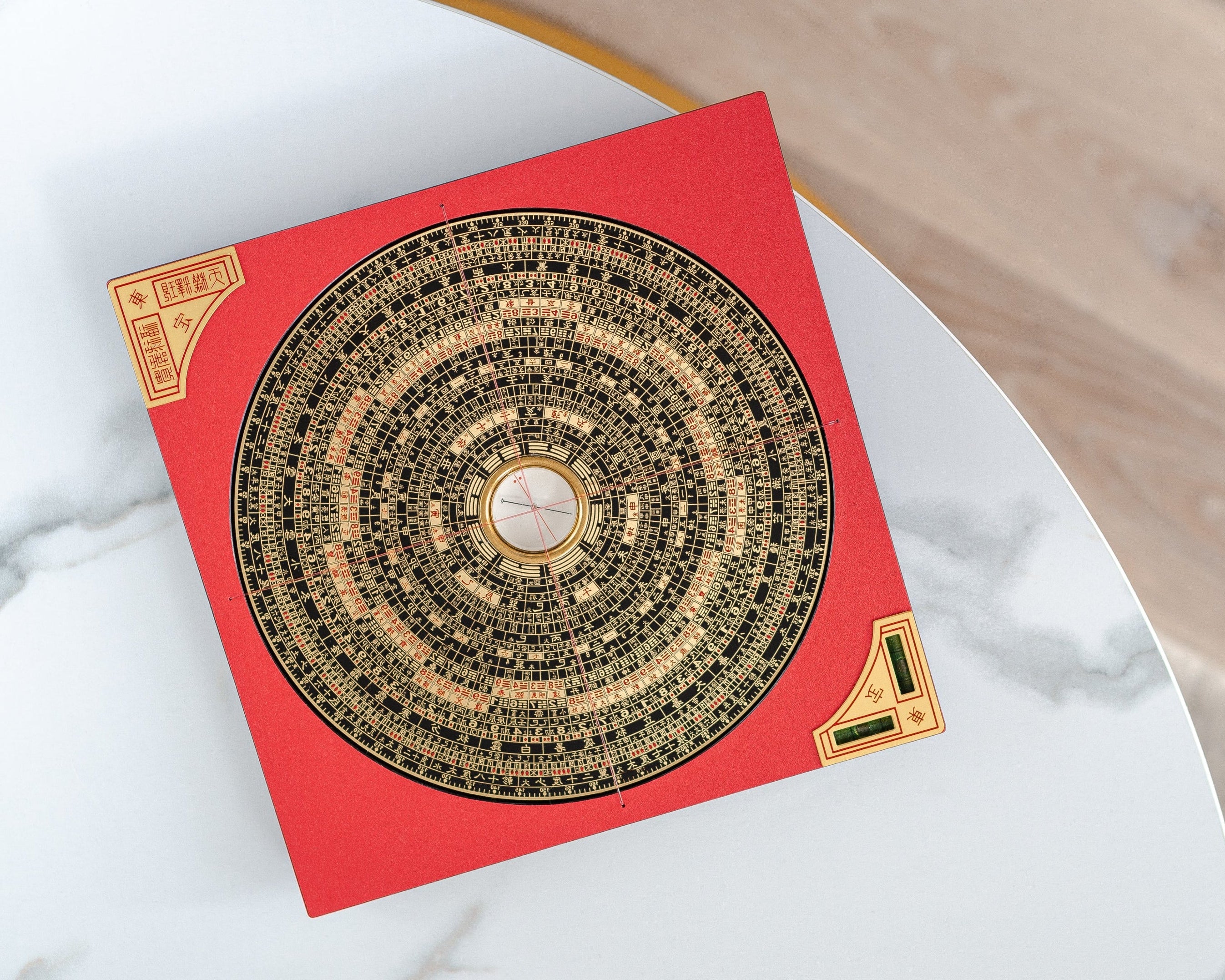 Handgefertigter Feng Shui Kompass – Original Zhong He Luo Pan aus Taiwan