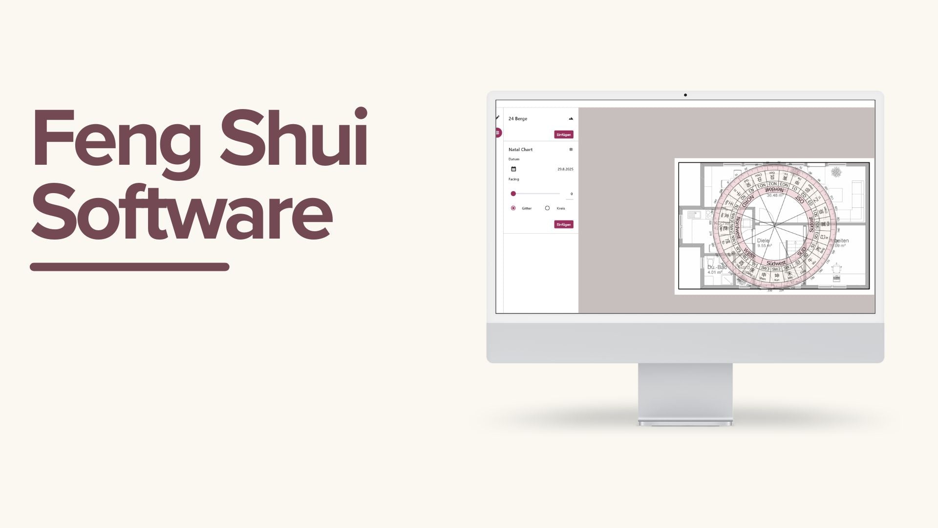 Fliegende Sterne Software für professionelle Feng Shui Auswertungen