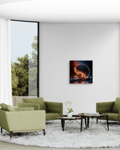 Element des Feuers - Leinwandbild