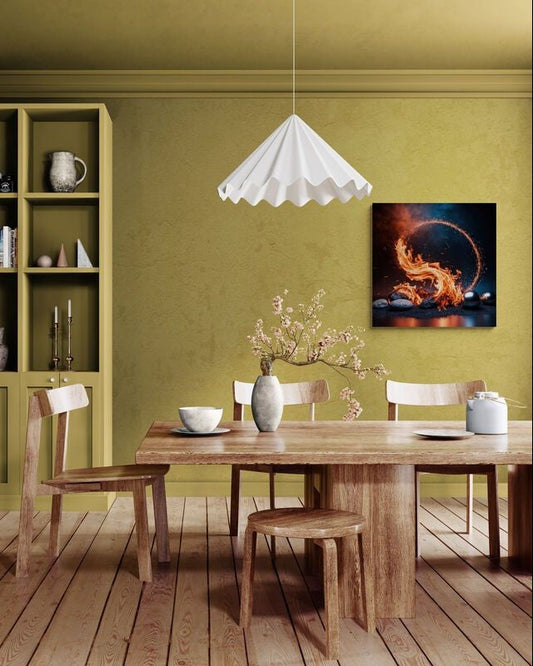 Element des Feuers - Leinwandbild