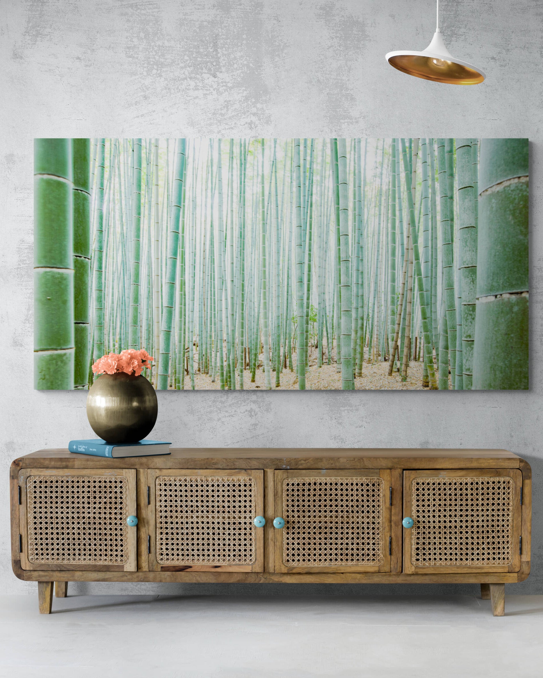 Feng Shui Panoramabild Bambus – Element Holz