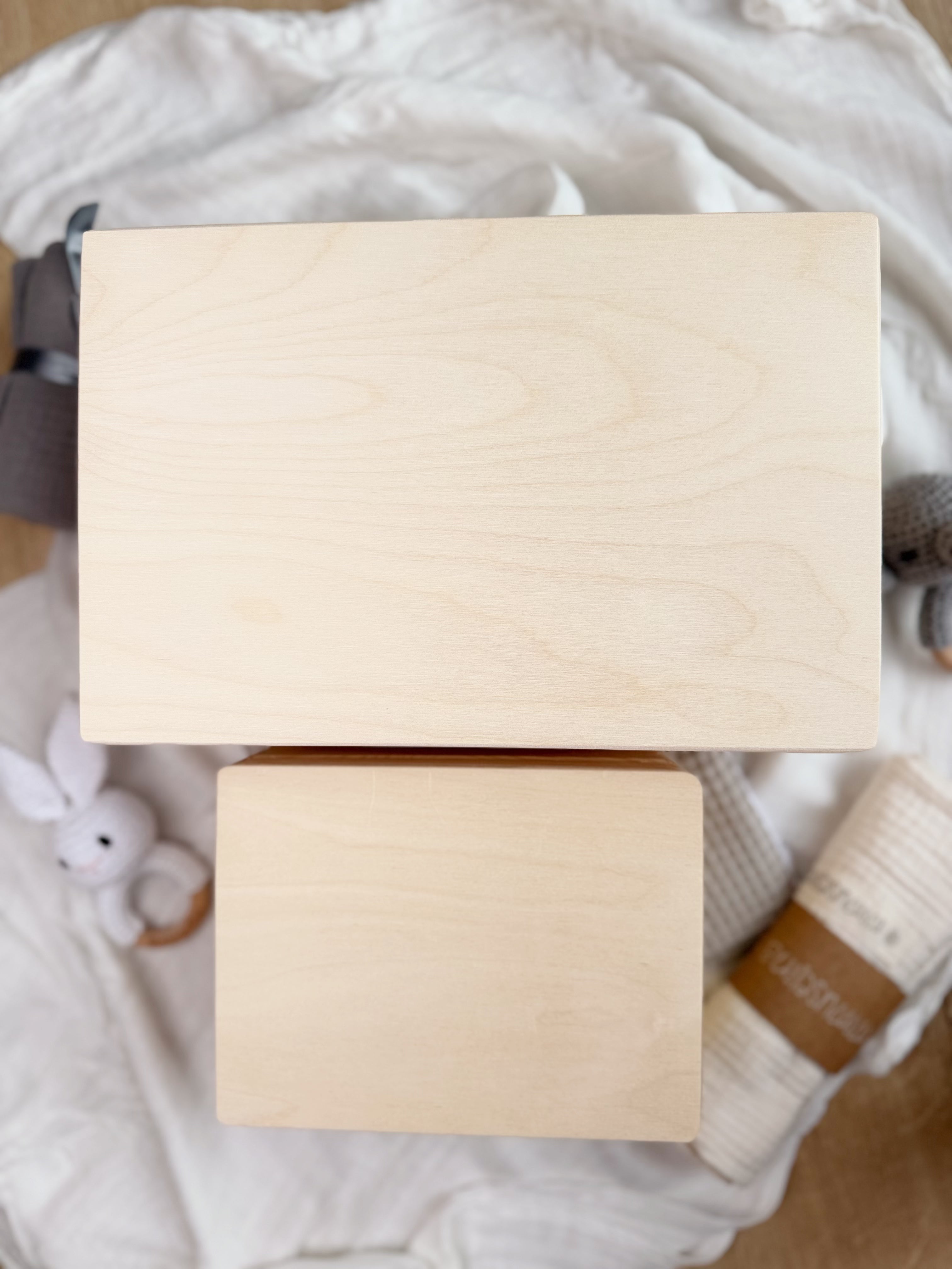 Holzkiste Mandala – spirituelle Aufbewahrungsbox