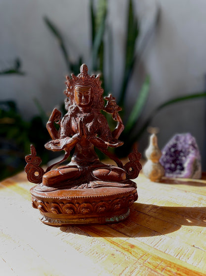 White Tara Buddha Statue 21 cm