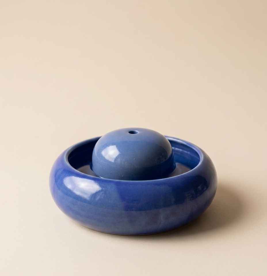 Ceramic Fountain Blue Ø 25.5 cm