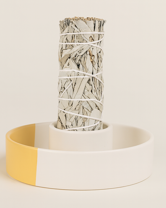 Halterung aus Keramik 
Keramikhalterung Salbei