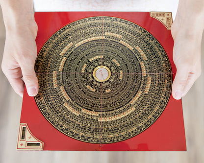 Handgefertigter Feng Shui Kompass – Original Zhong He Luo Pan aus Taiwan