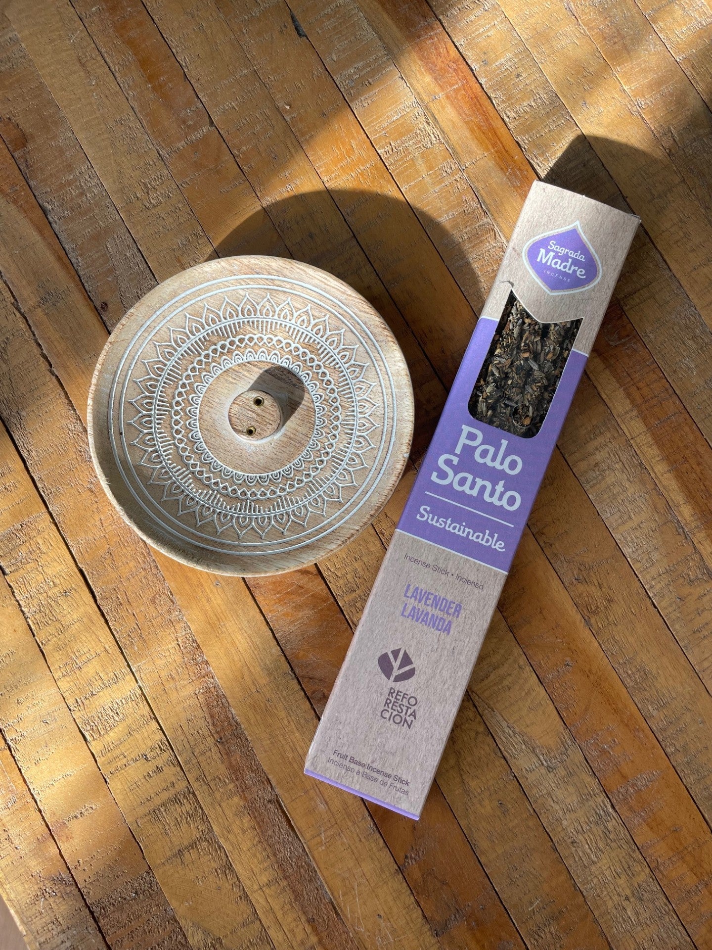 Geschenkset: Räucherset Mandala & Palo Santo Lavendel