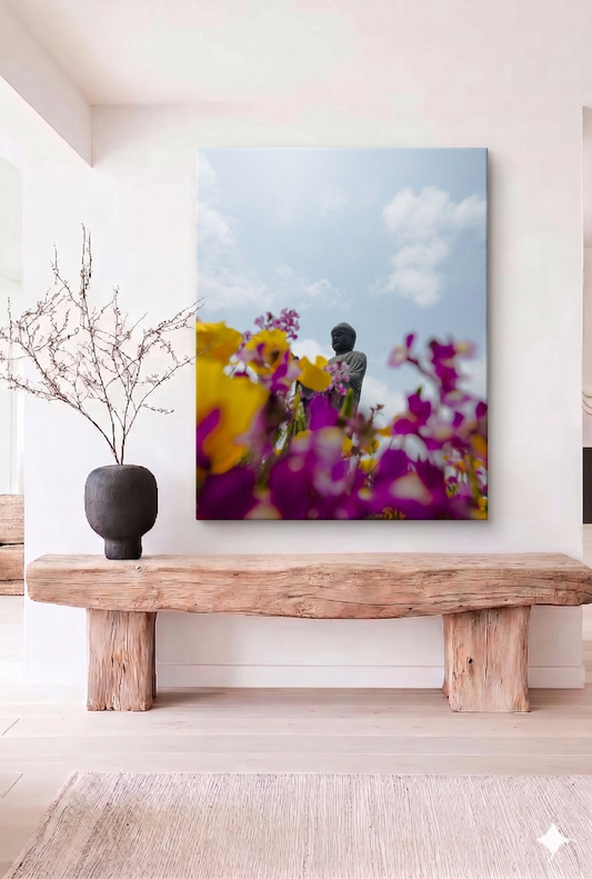 Feng Shui Bild „Buddha“ – Fotografie für Stille & bewusste Raumgestaltung