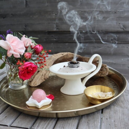 Your incense starter set ORIENTAL cream 