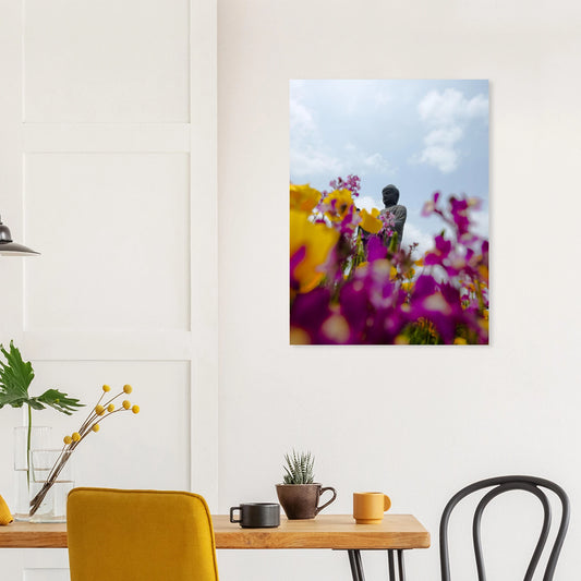 Feng Shui Poster Buddha von Andre Wagner als spirituelles Wandbild im Meditationsraum