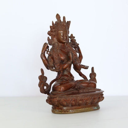 White Tara Buddha Statue 21 cm