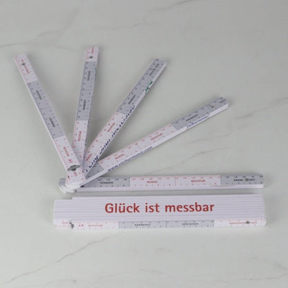 Meter stick with the happy dimensions of 2 m