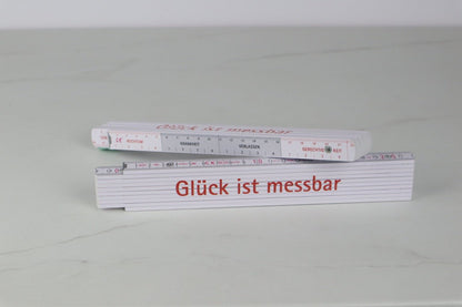 Meter stick with the happy dimensions of 2 m